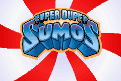 Super Duper Sumos Title Screen